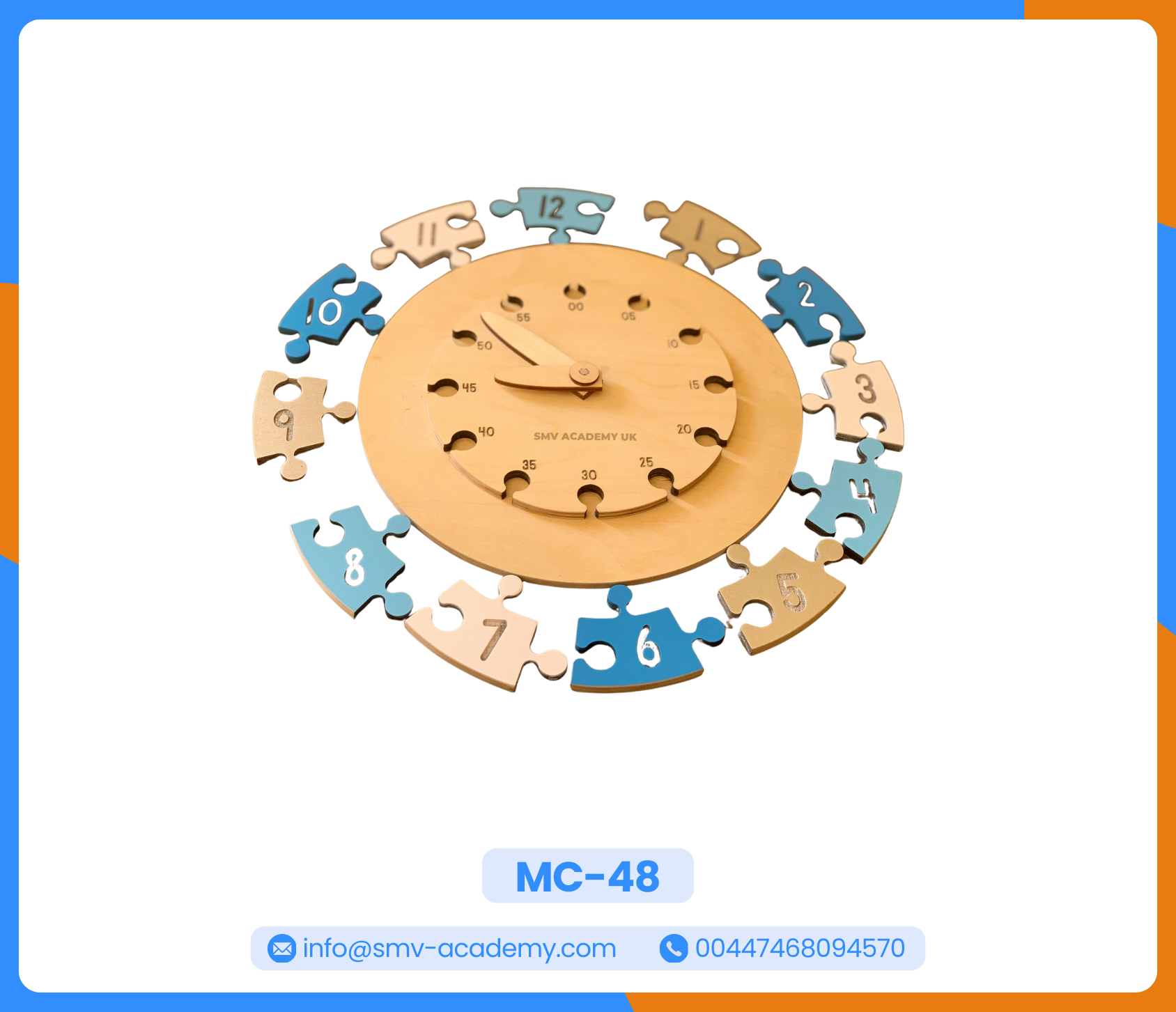 بازل ساعة سيلفر بلو الإنجليزية